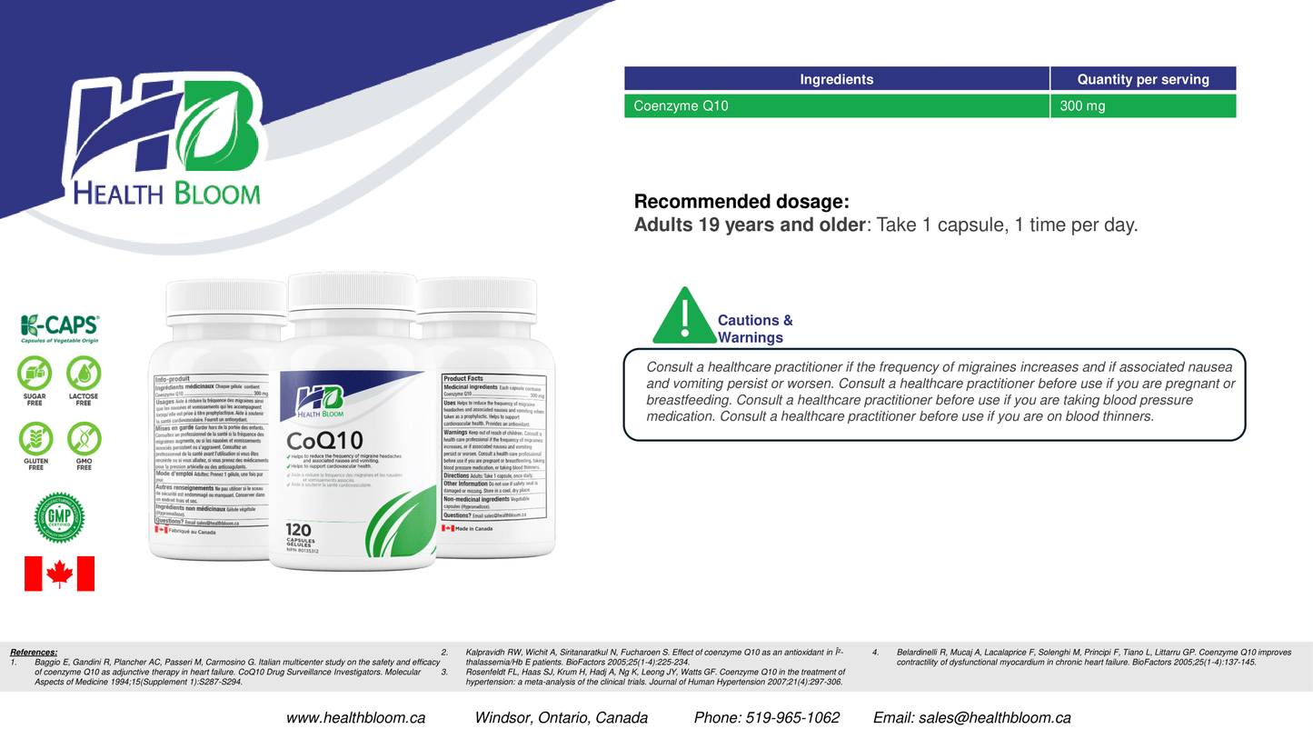 CoQ10 catalog
