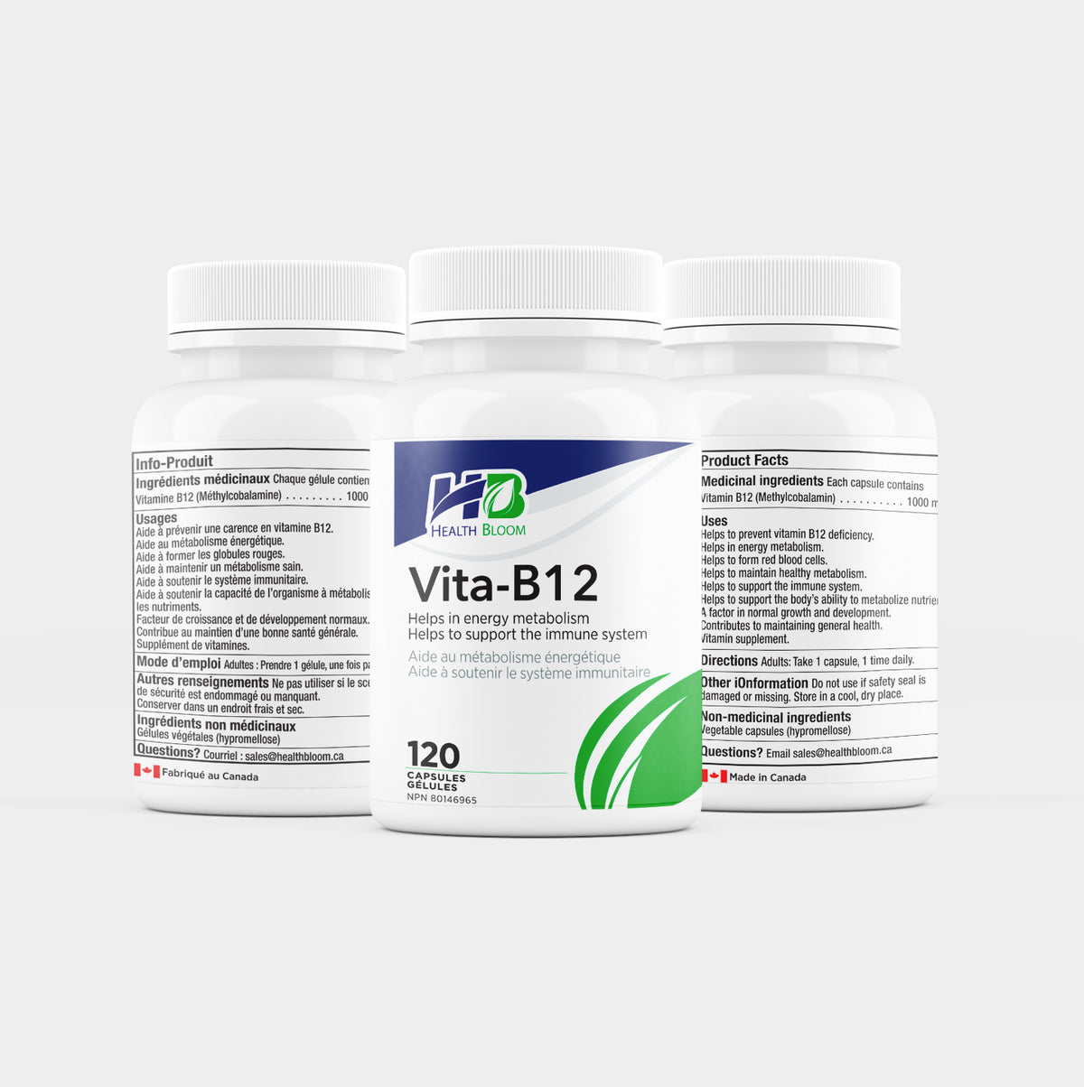 Vita-B12 Methylcobalamin – 120 Capsules