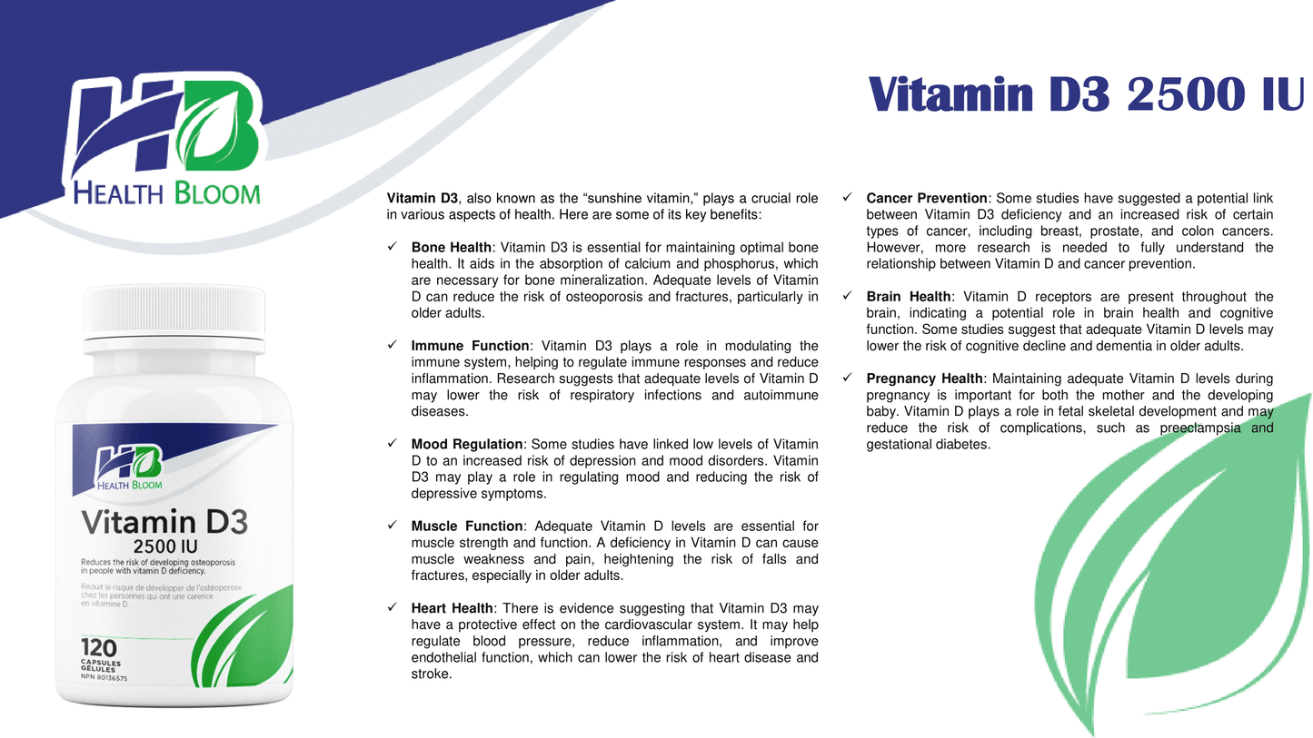 Vitamin D3 2500IU