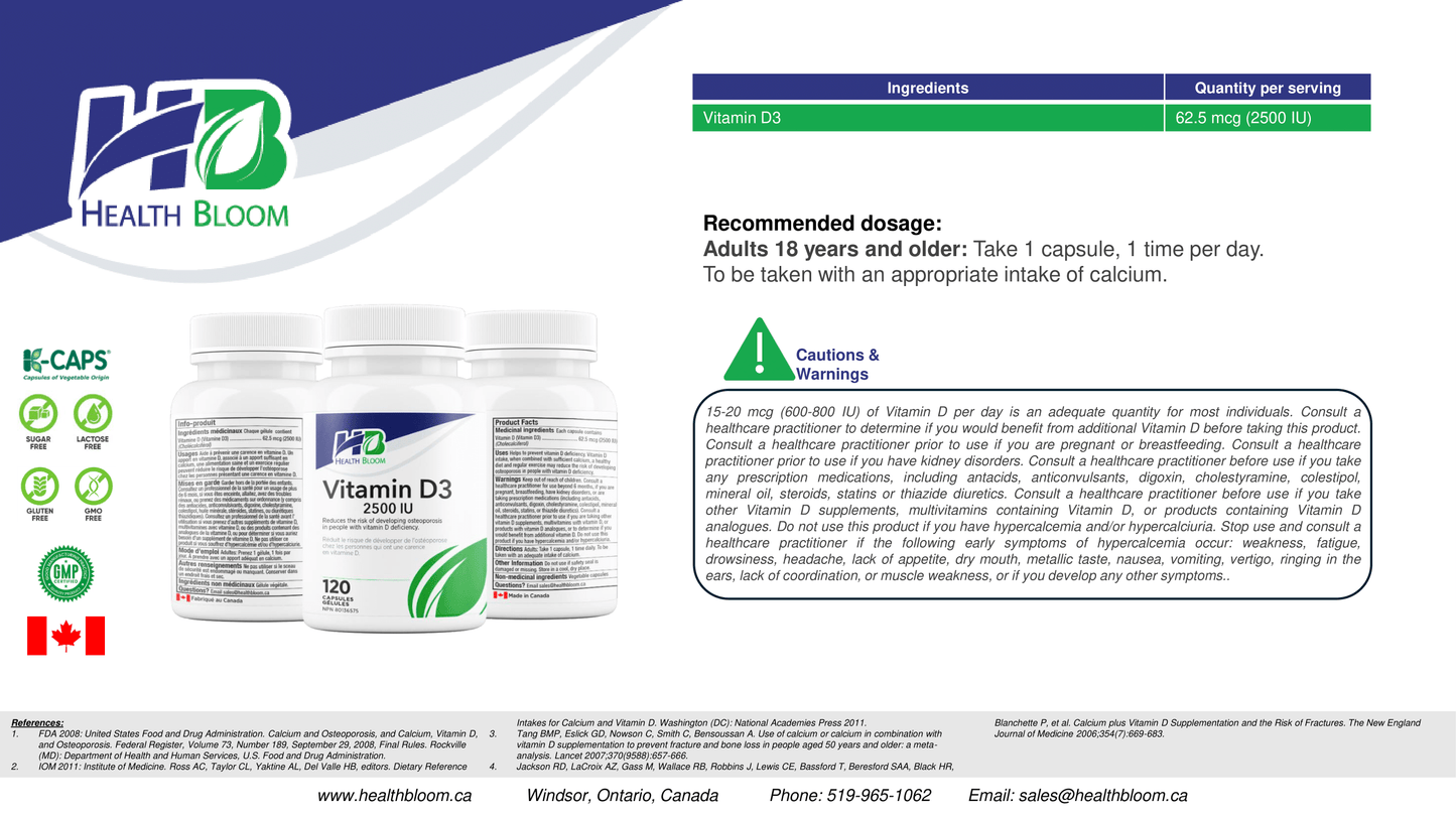 Vitamin D3 2500IU