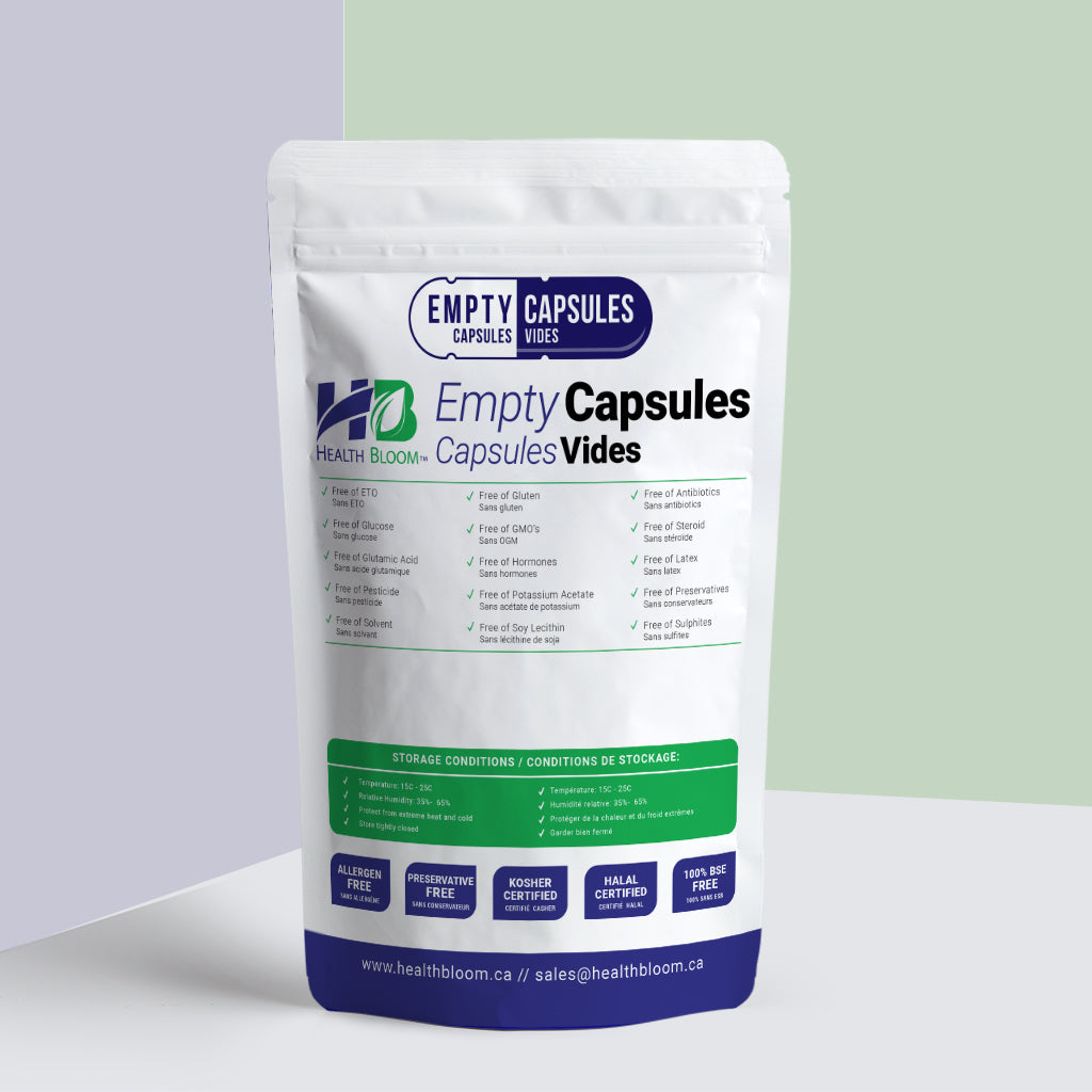 Empty Vegetable Capsules Size 0 Natural