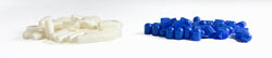 Empty Gelatin Capsules Size 00 Separated Blue/White