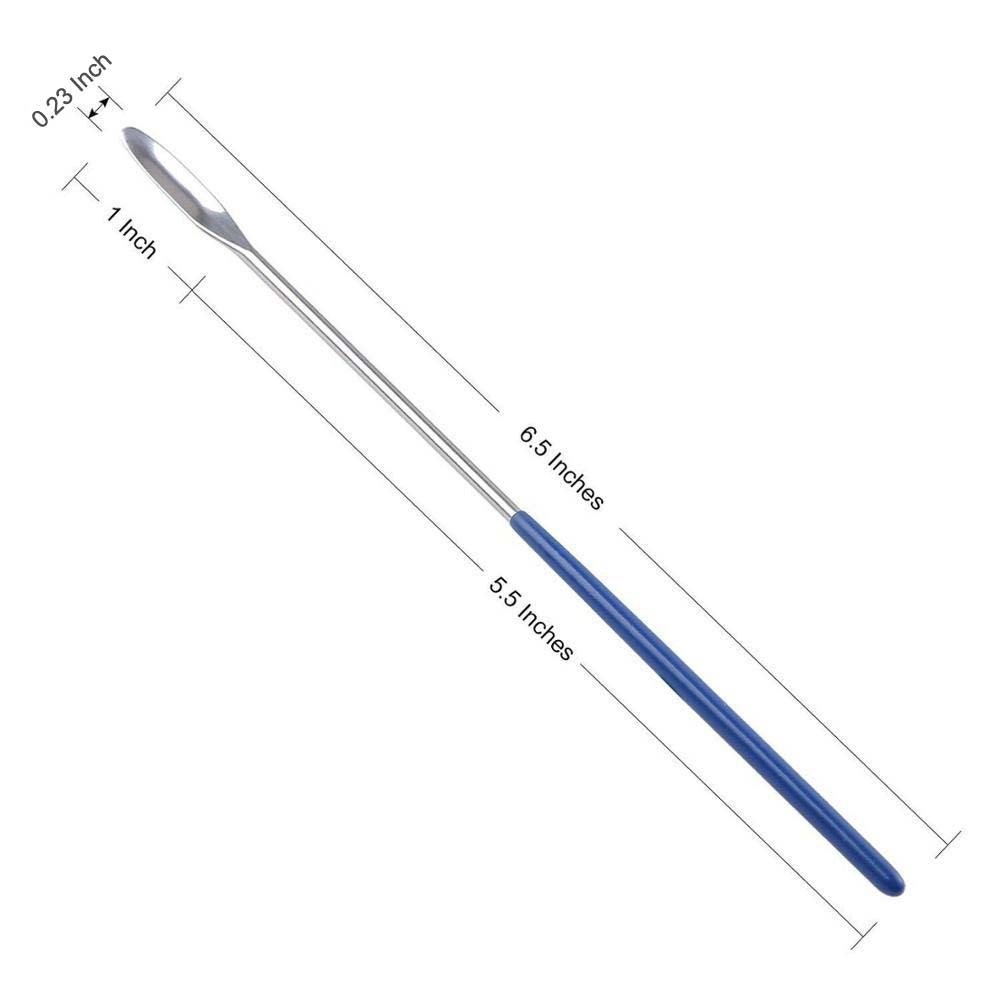 A long-handled tool shown on a white background with dimension labels indicating 6.5 inches total length, 5.