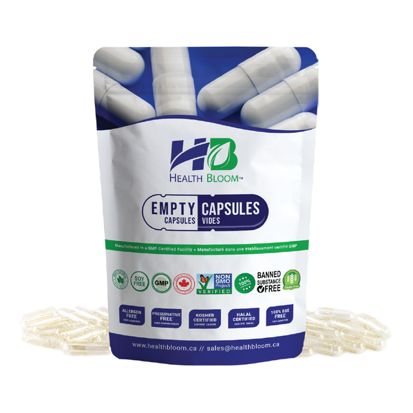 Empty Vegetable Capsules Size 1 Natural
