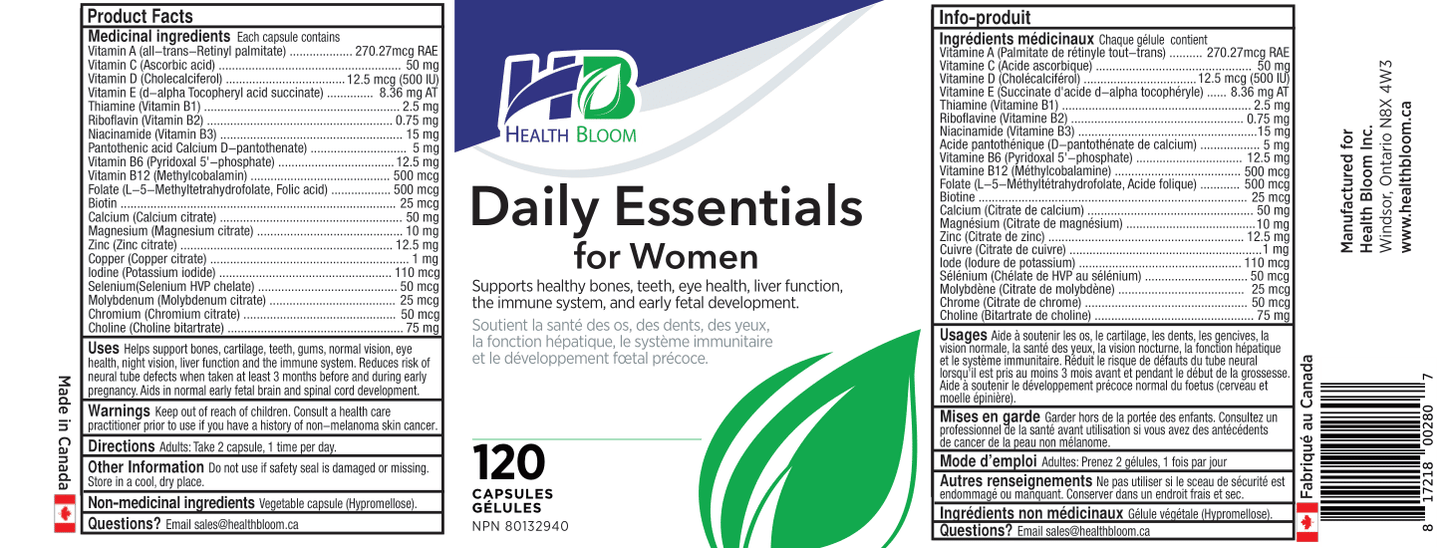 Daily Essentials For Women