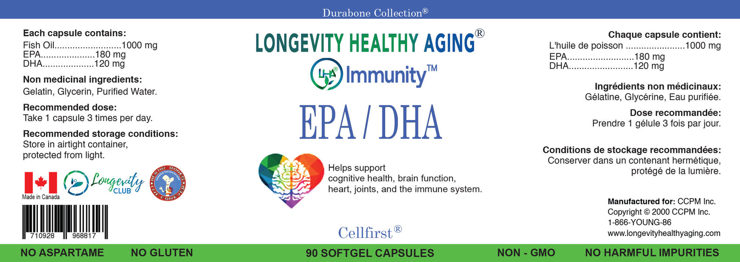 Longevity Club:  EPA/DHA