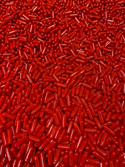 Empty Gelatin Capsules Size 3 Red