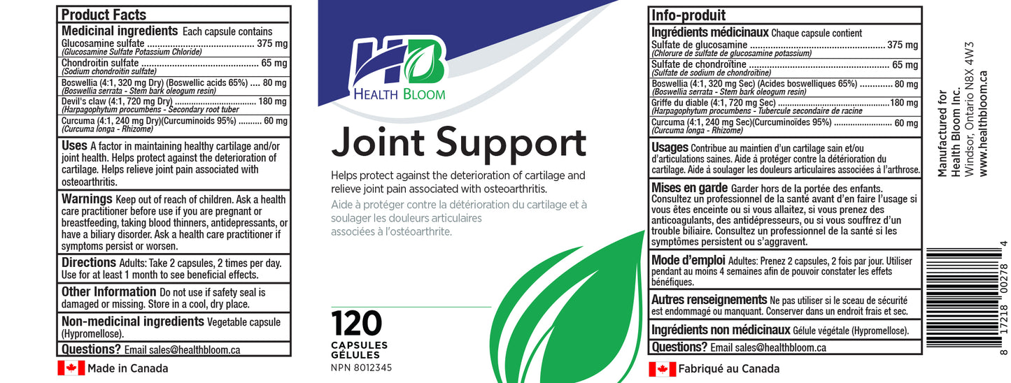 Joint Support Label
