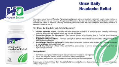 Once Daily Headache Relief
