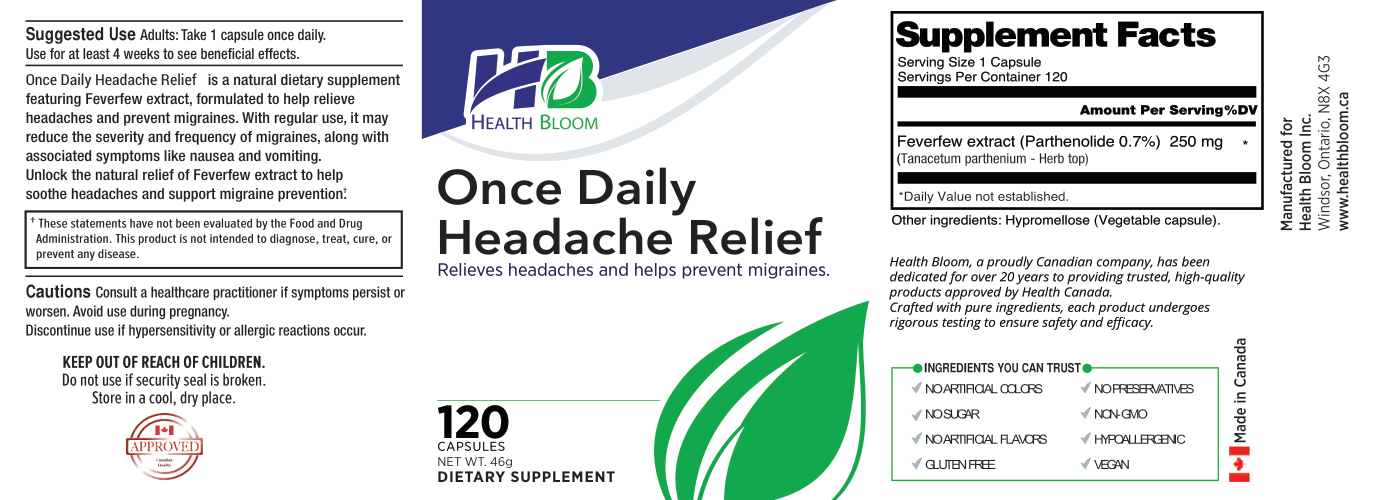 Once Daily Headache Relief