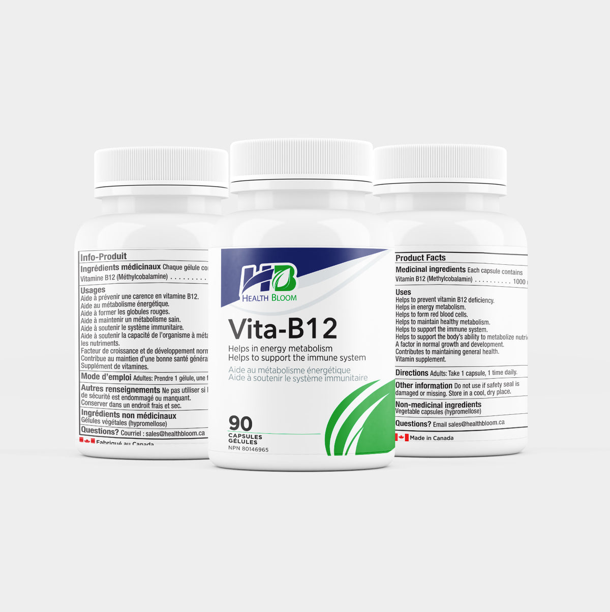 Vita-B12 Methylcobalamin – 90 Capsules