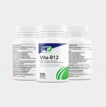 Vita-B12 Methylcobalamin – 120 Capsules