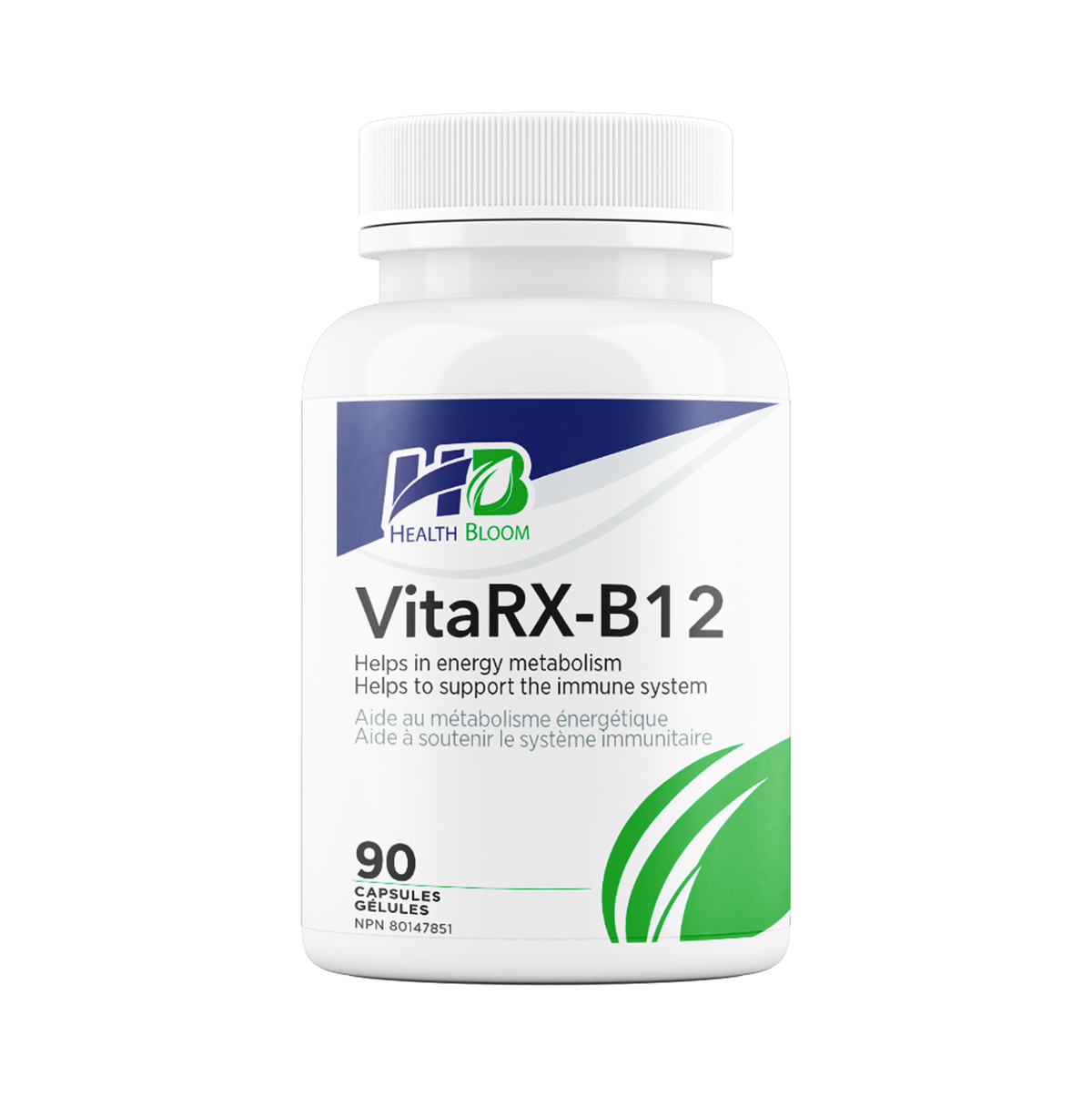 VitaRX-B12 Cyanocobalamin – 90 Capsules