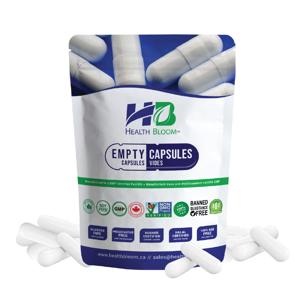 Empty Gelatin Capsules Size 0 White