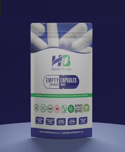 Empty Gelatin Capsules Size 4 White